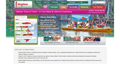 Desktop Screenshot of iexplorevietnam.com